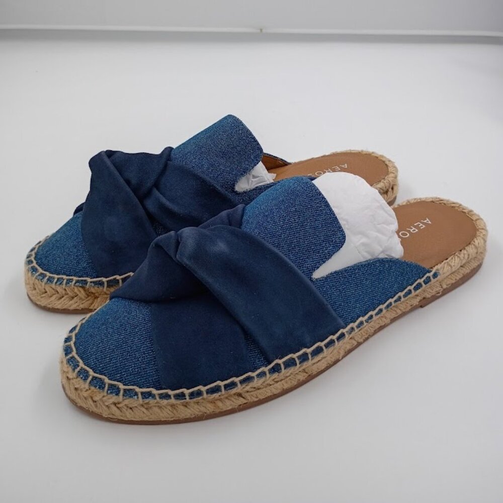 Aerosoles Oakfield Denim Fabric Women's Size 10.5